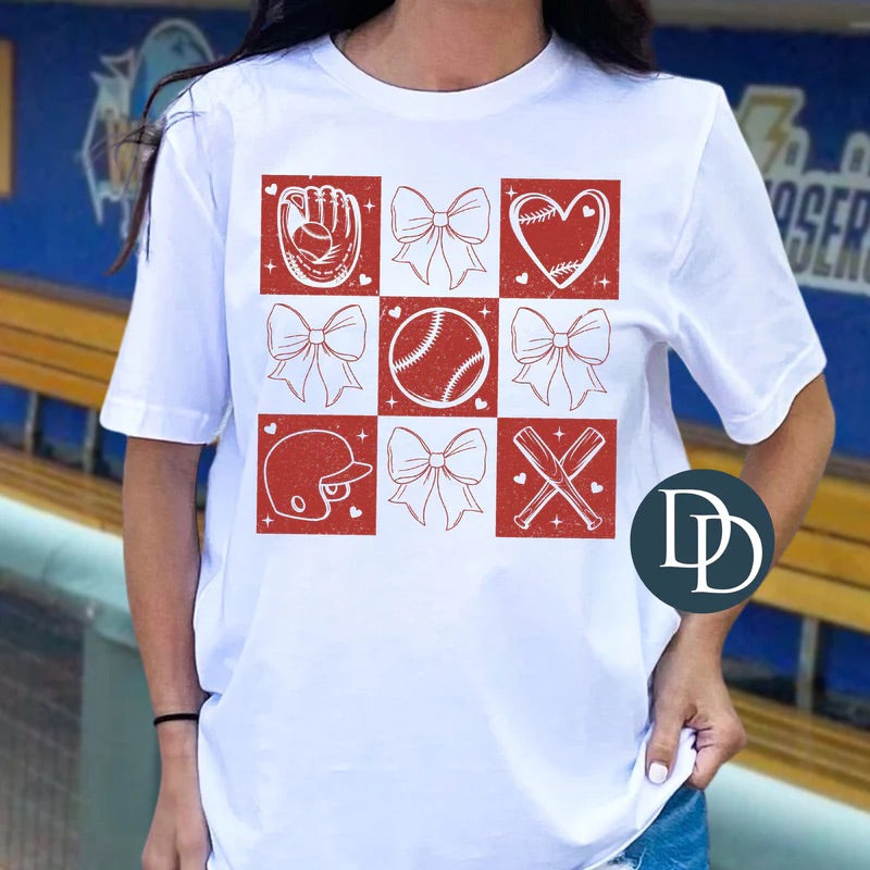 Baseball Bows Tee