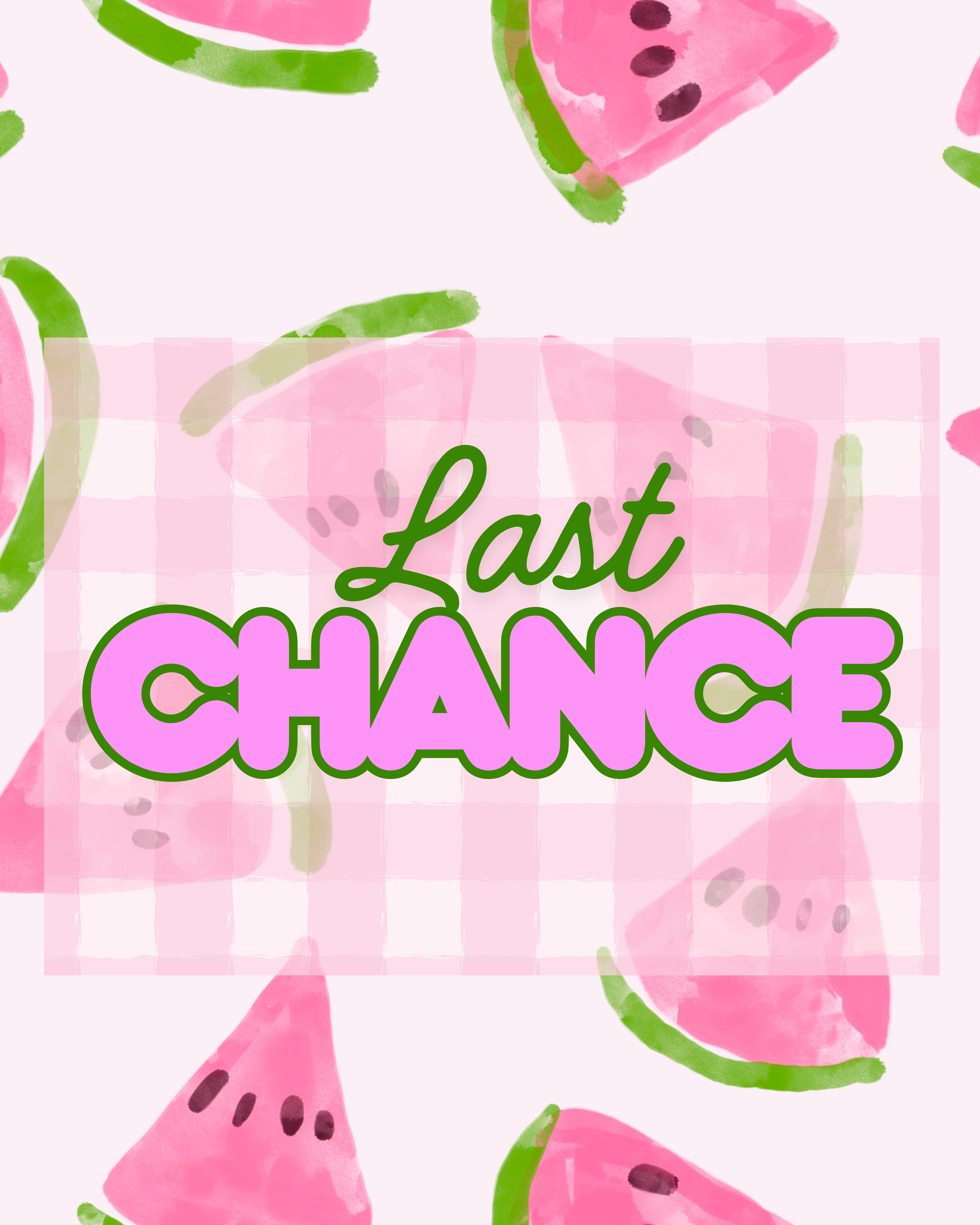 Last Chance - Retiring Designs