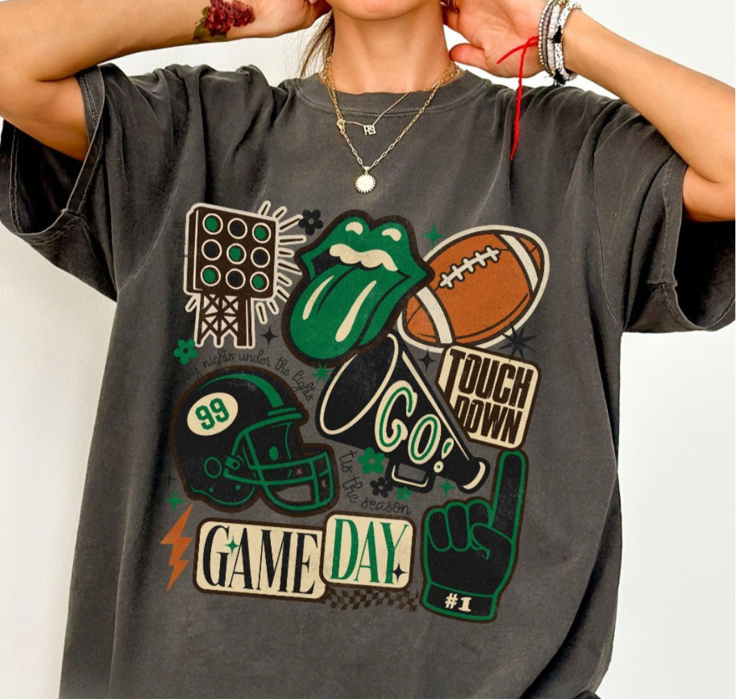Game Day Green Tee