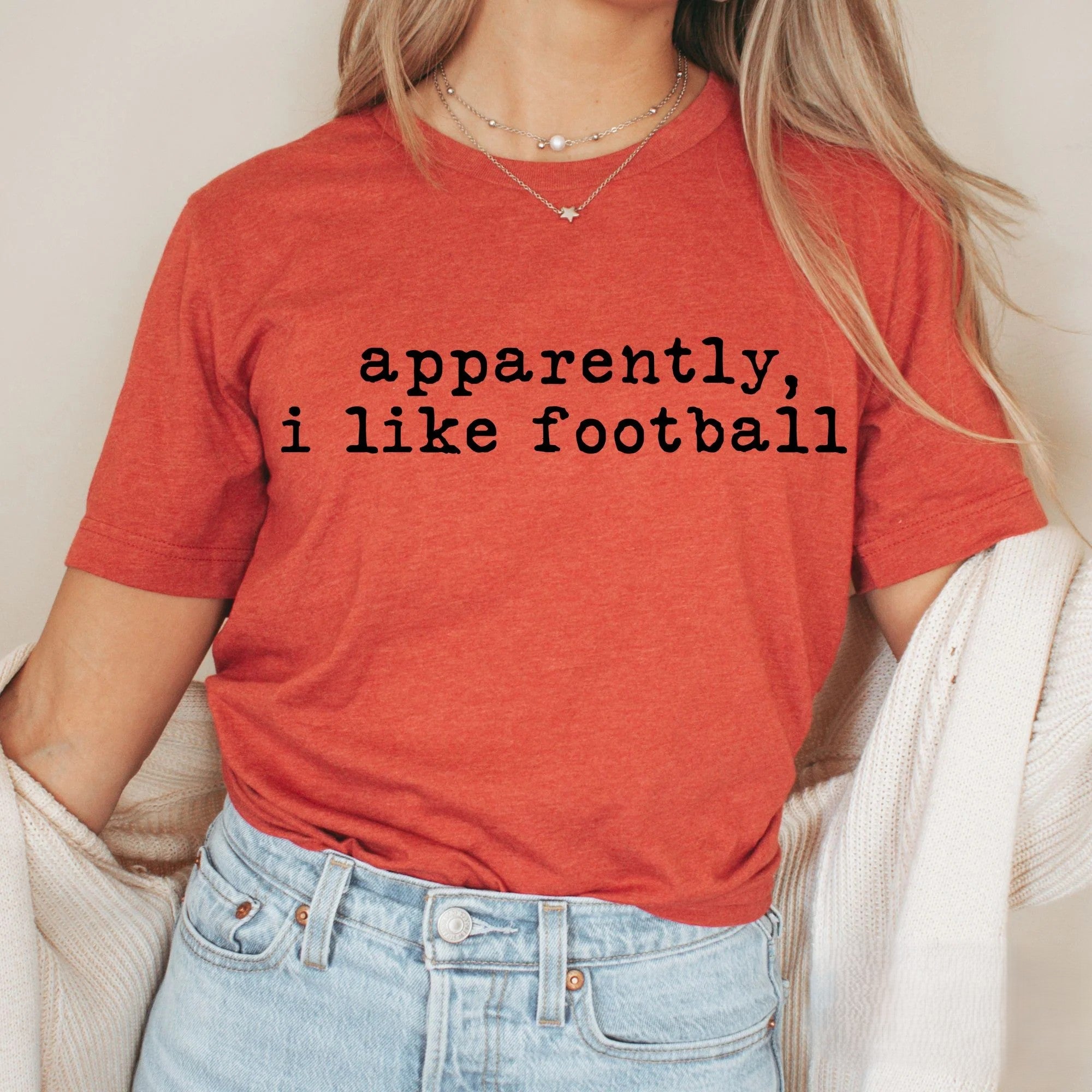 Apparently I Like Football Tee