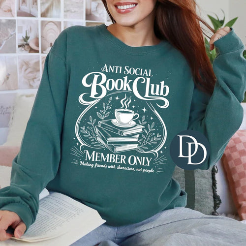 Antisocial Book Club Crewneck