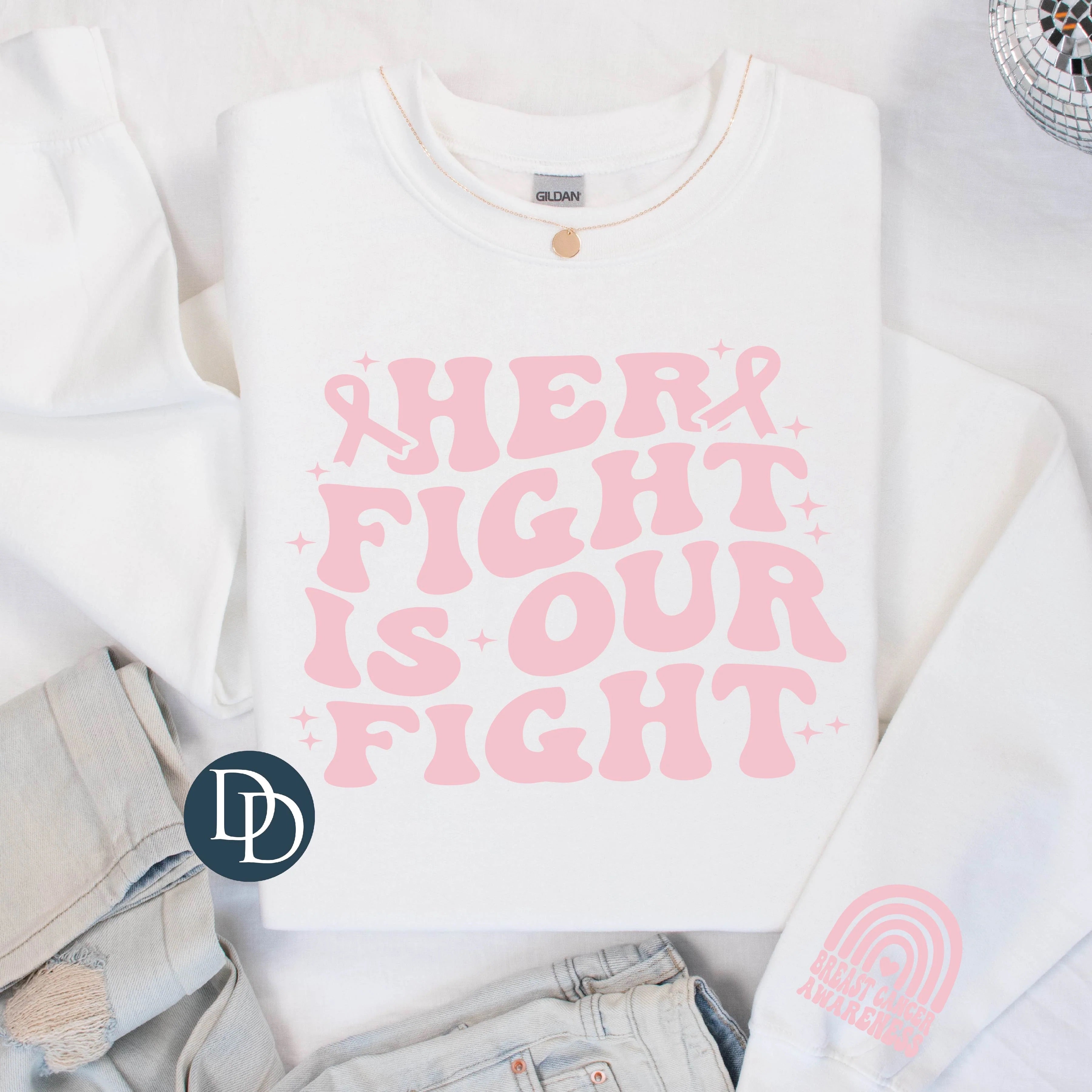 Her Fight is Our Fight Crewneck