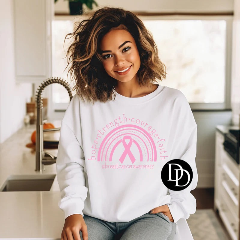 Hope Strength Courage Faith Crewneck
