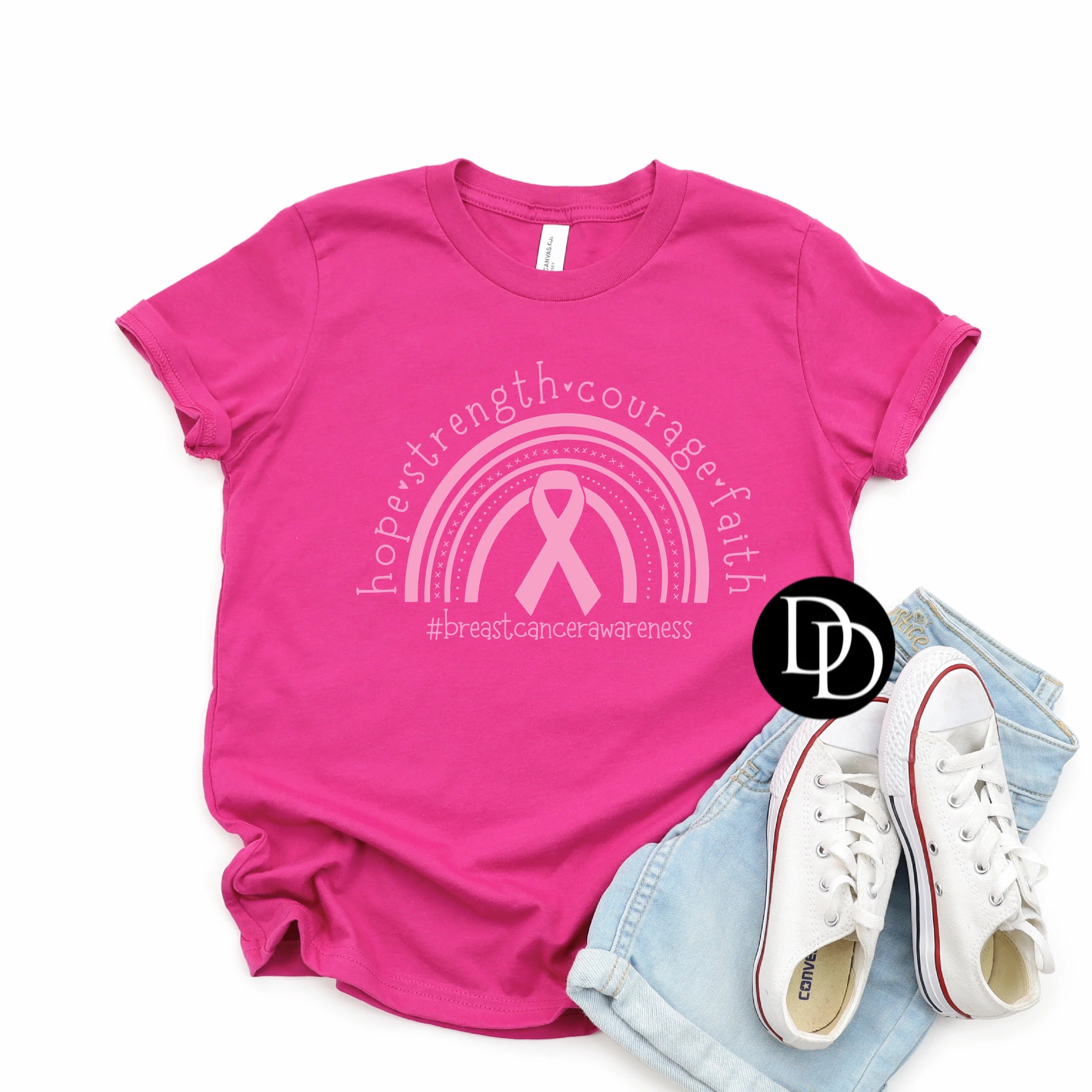 Hope Courage Strength Faith Tee