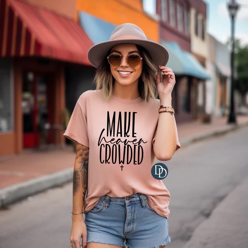 Make Heaven Crowded Tee Peach