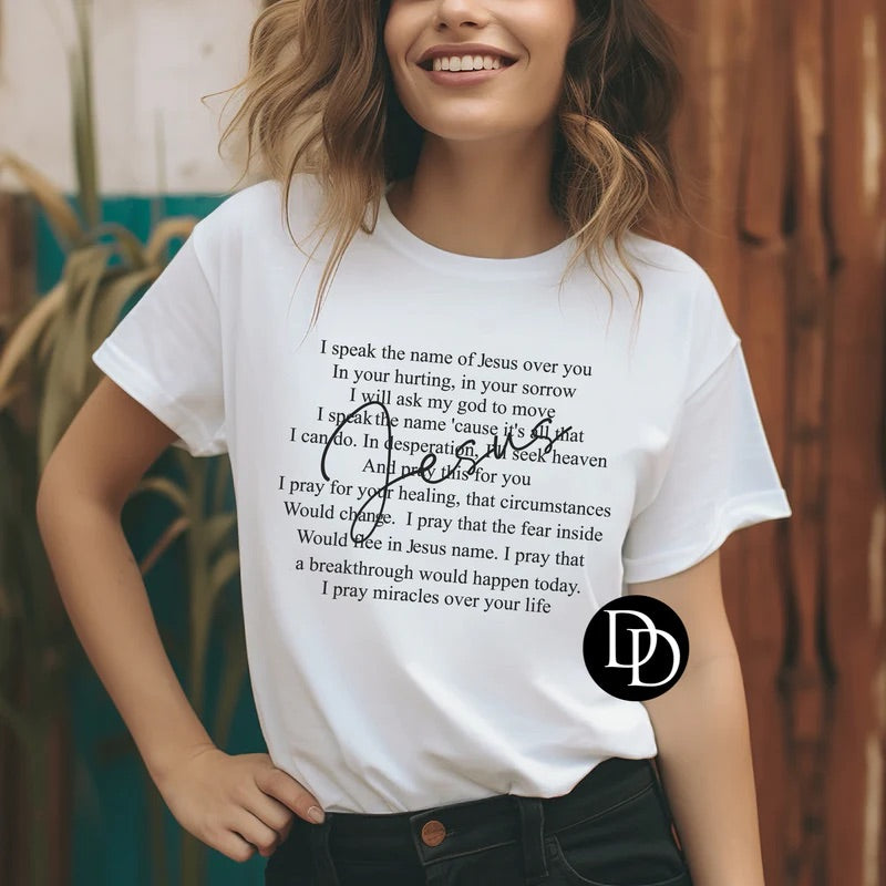 Jesus I Speak Tee