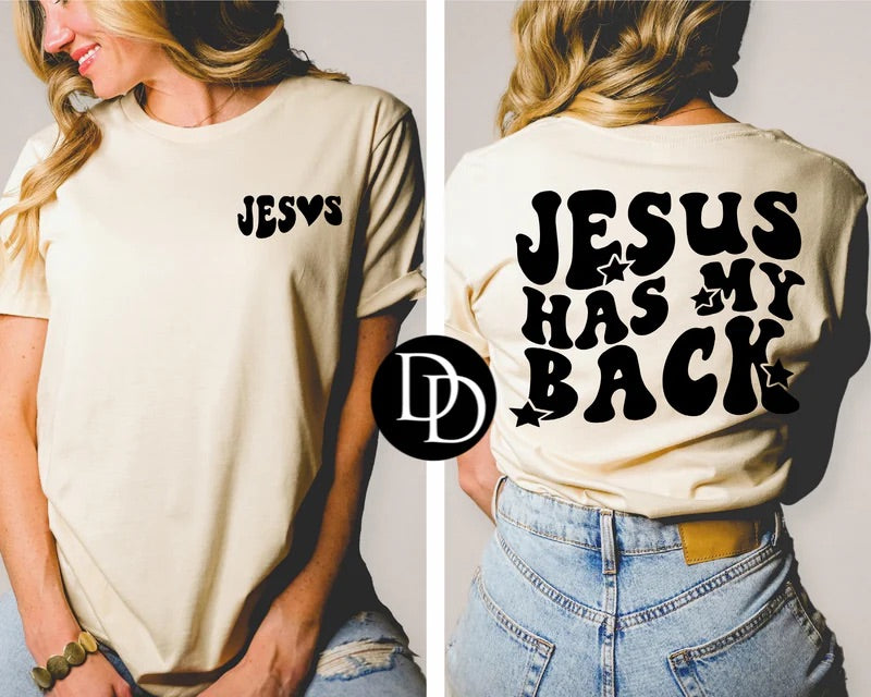 Jesus Has My Back Tee