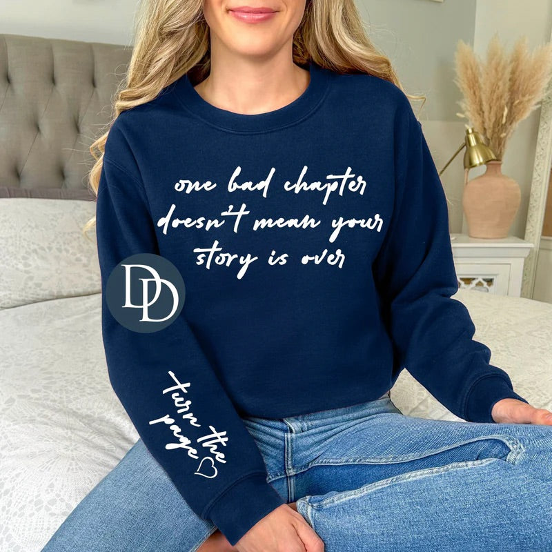 Turn The Page Crewneck