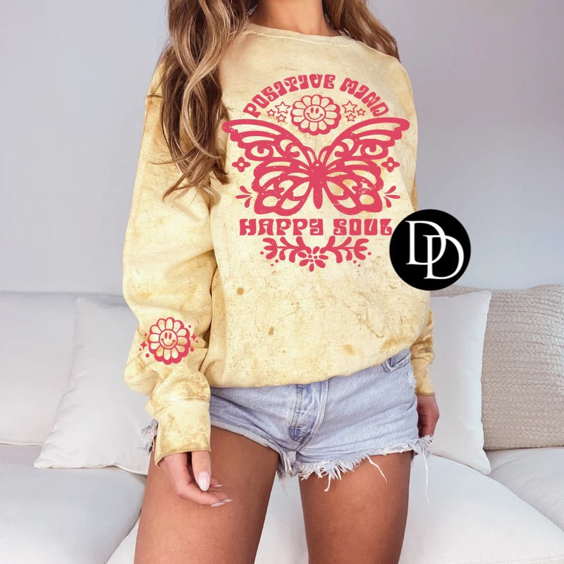 Positive Mind Happy Soul Crewneck