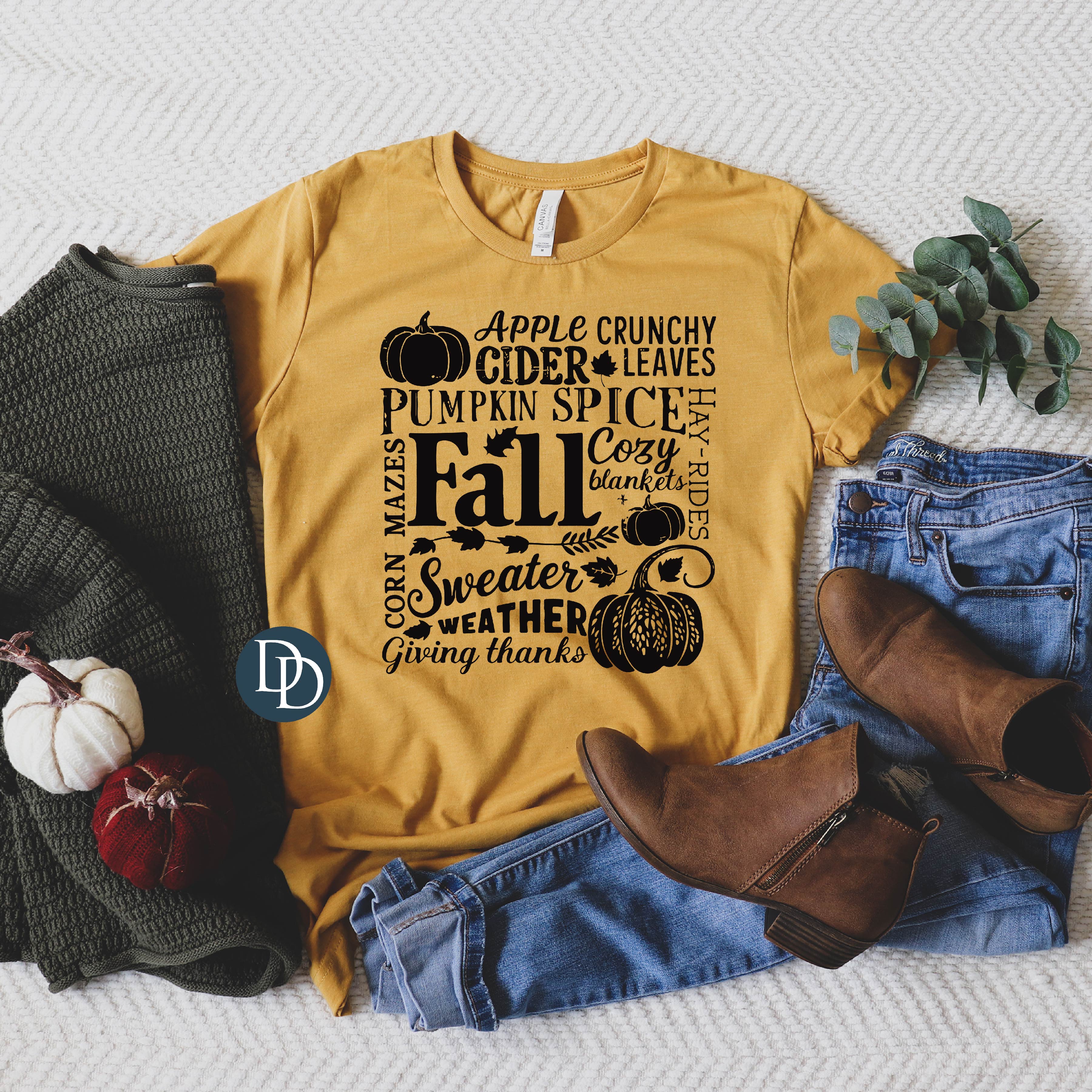 Fall Pumpkins Cider Tee
