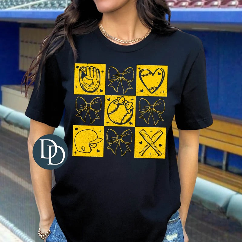 Softball Bows Tee