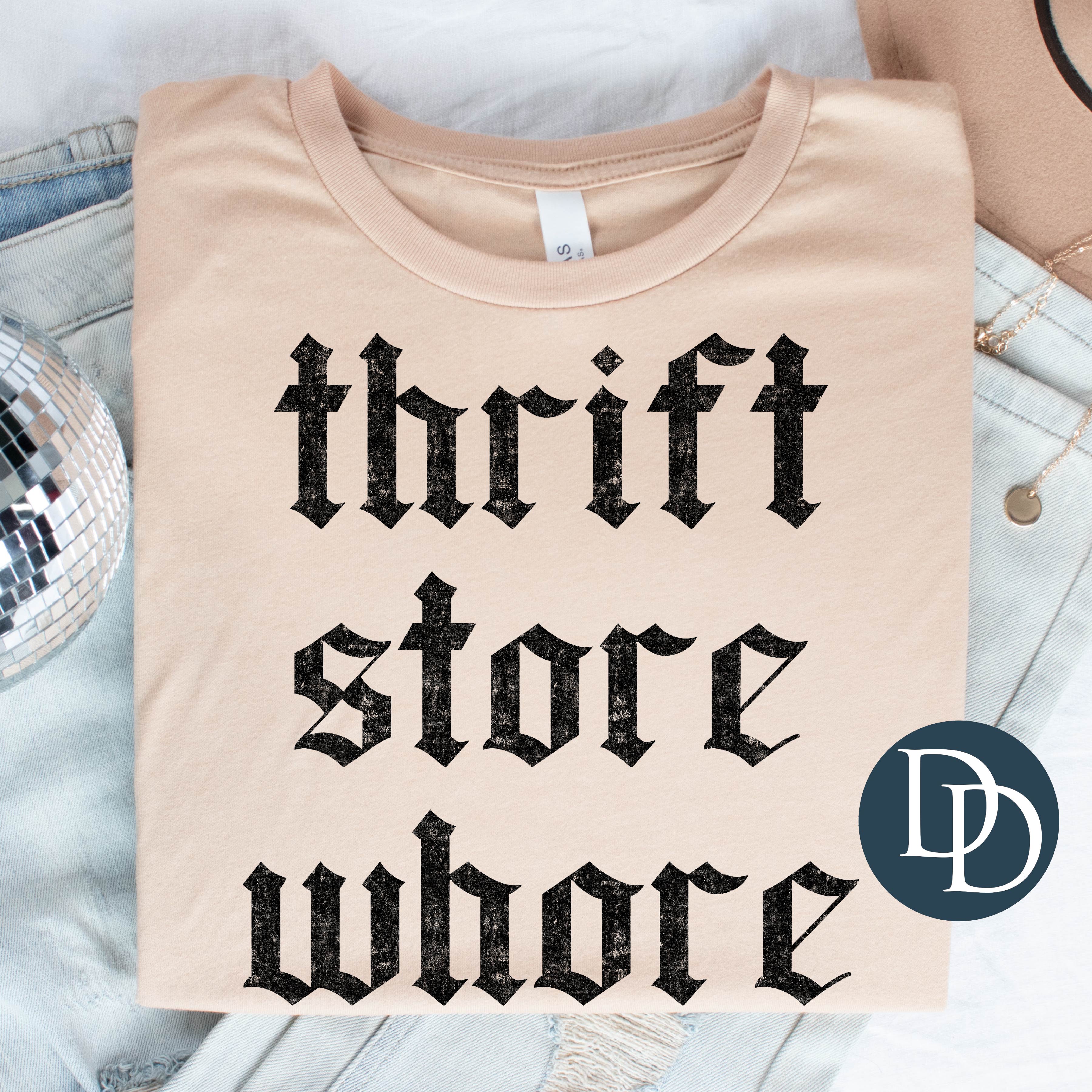 Thrift Store Whore Tee