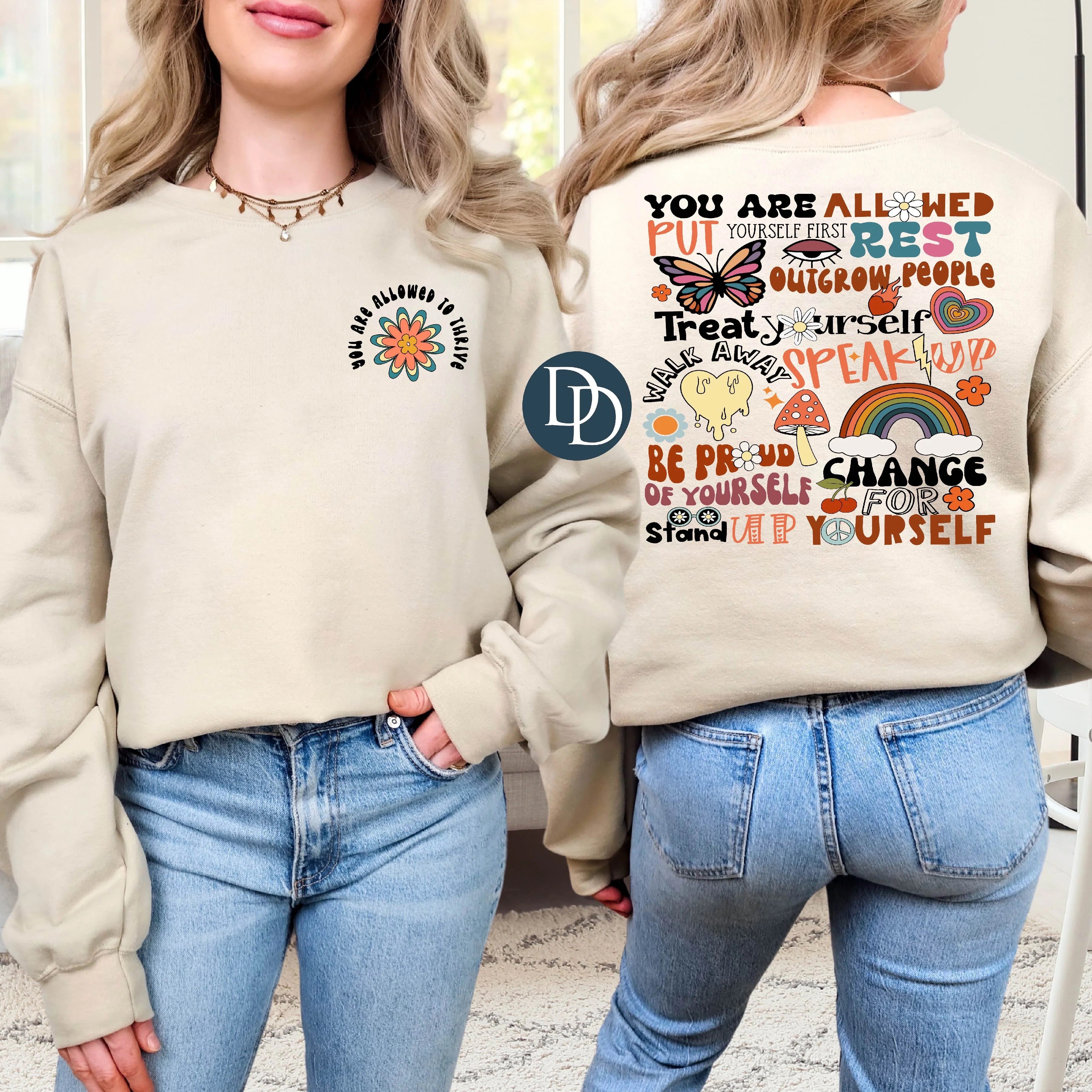 You Are Allowed To Thrive Crewneck