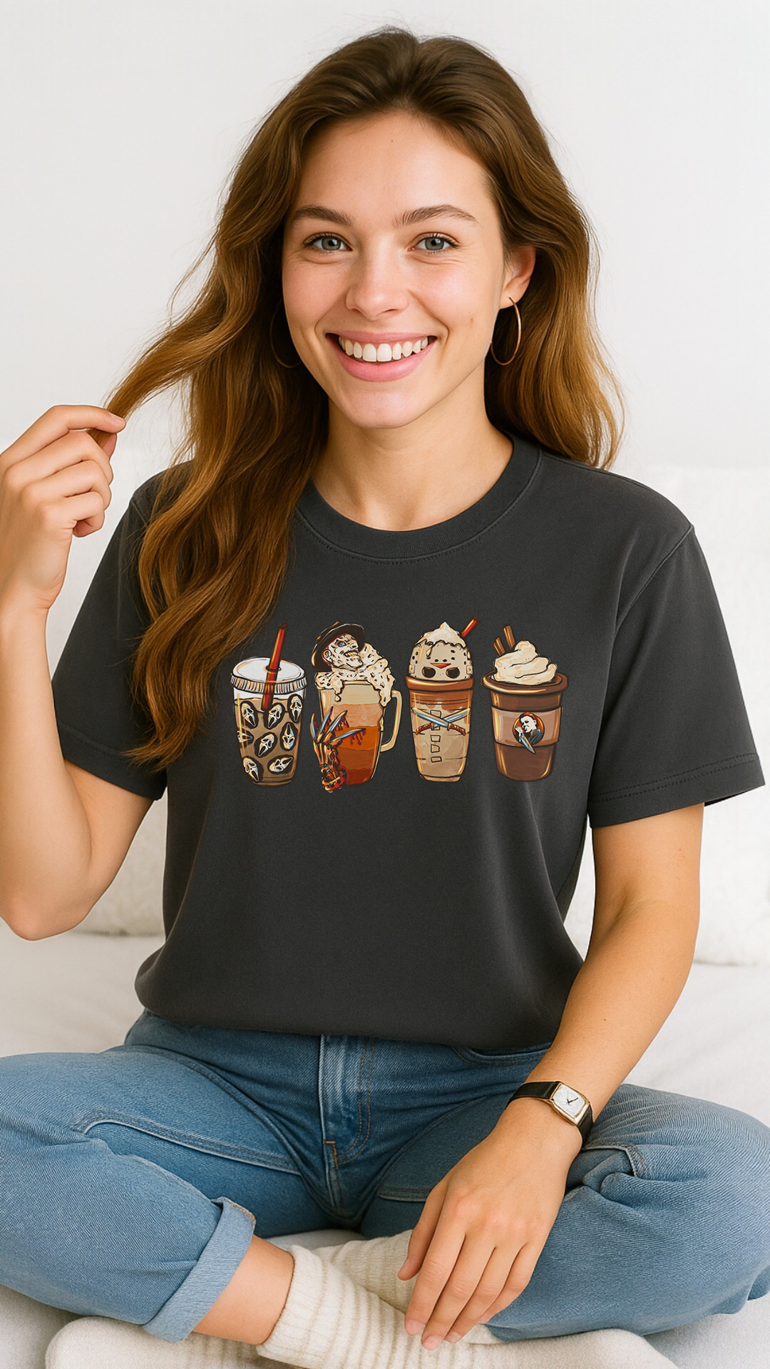 Horror Lattes Tee