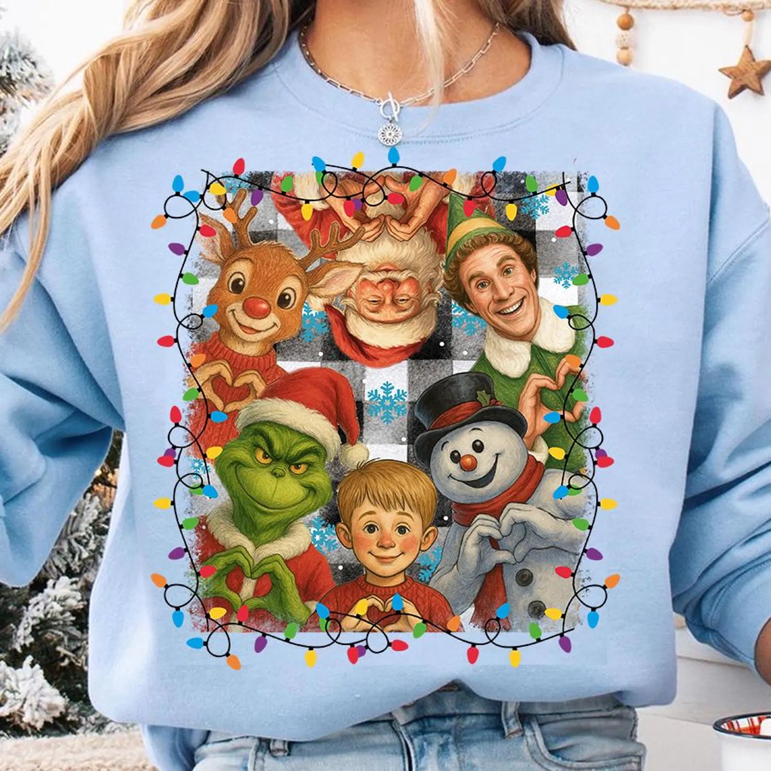 Christmas Lights Crewneck