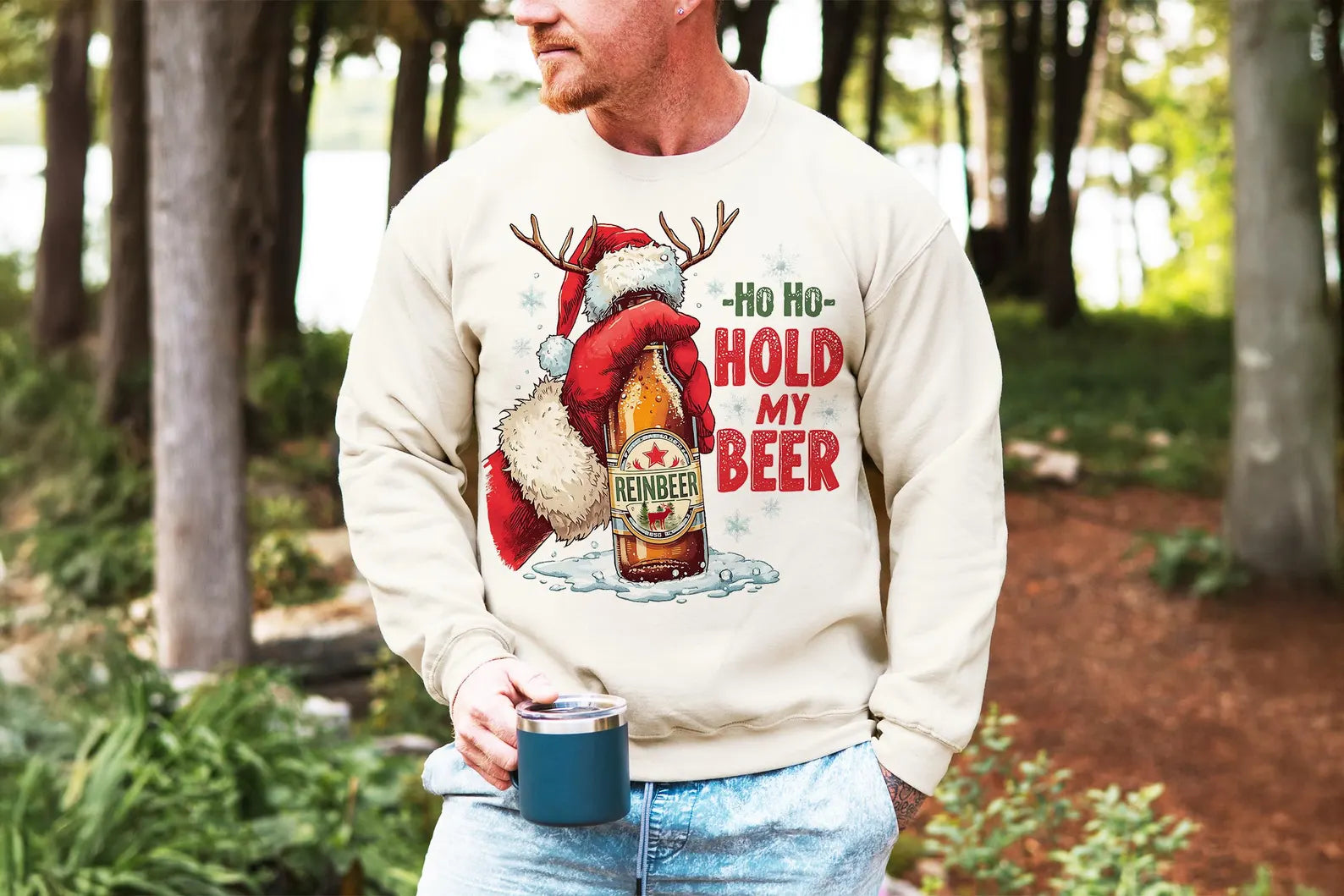 Ho Ho Hold My Beer Crewneck