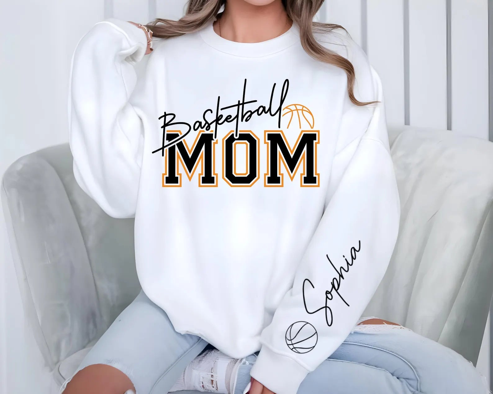 Basketball Mom Crewneck