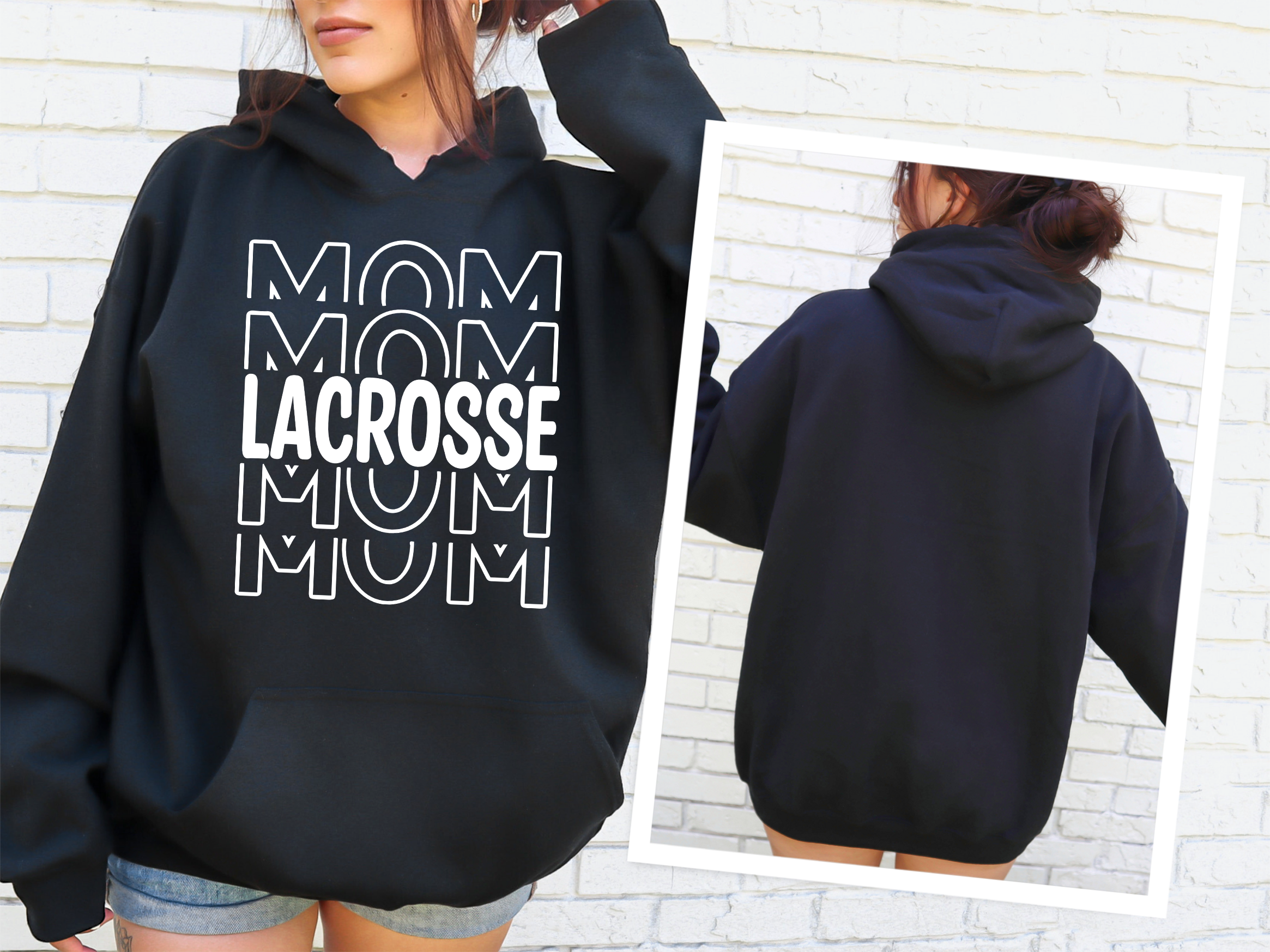 Lacrosse Mom Stacked Crewneck