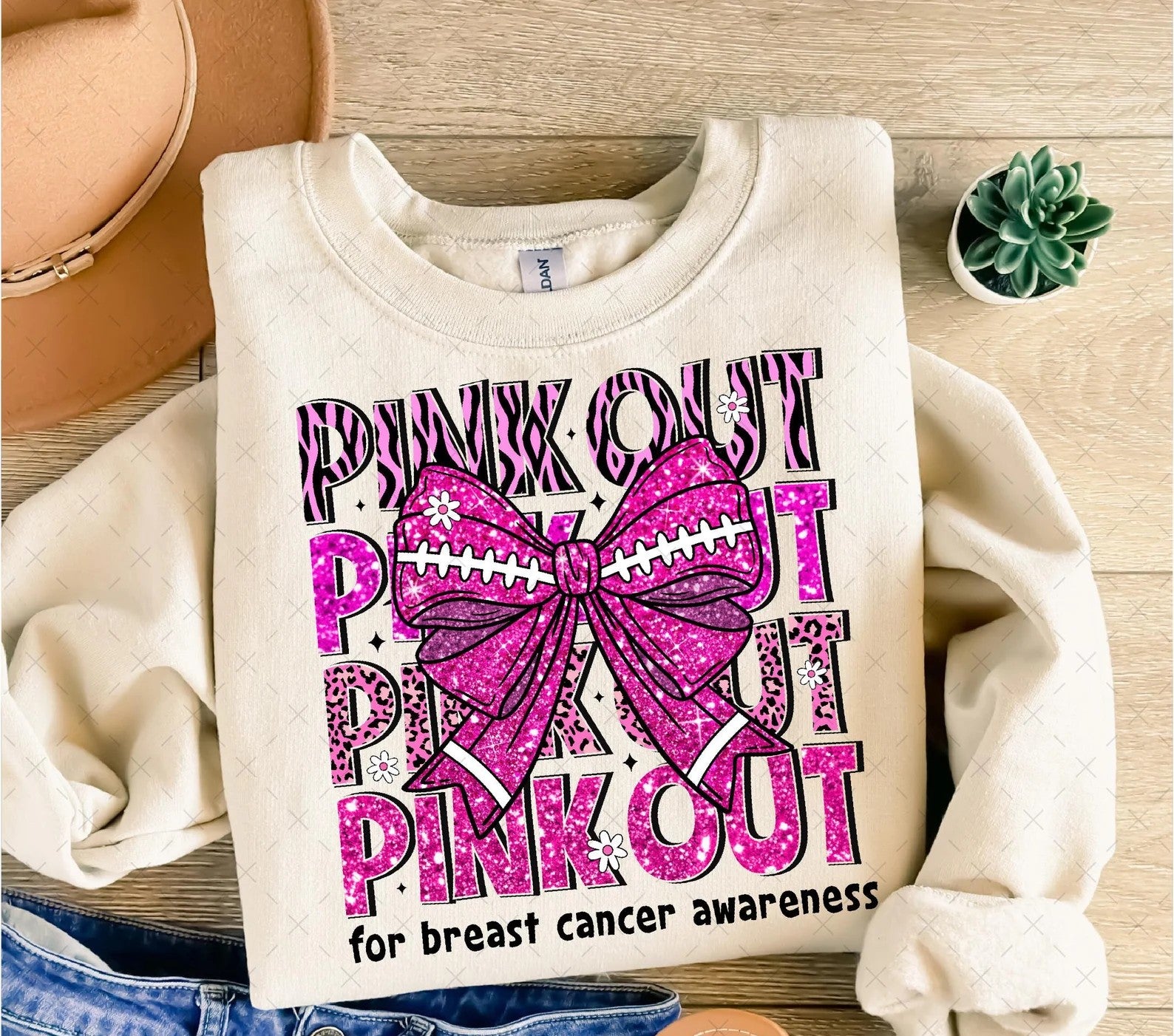 Pink Out Crewneck